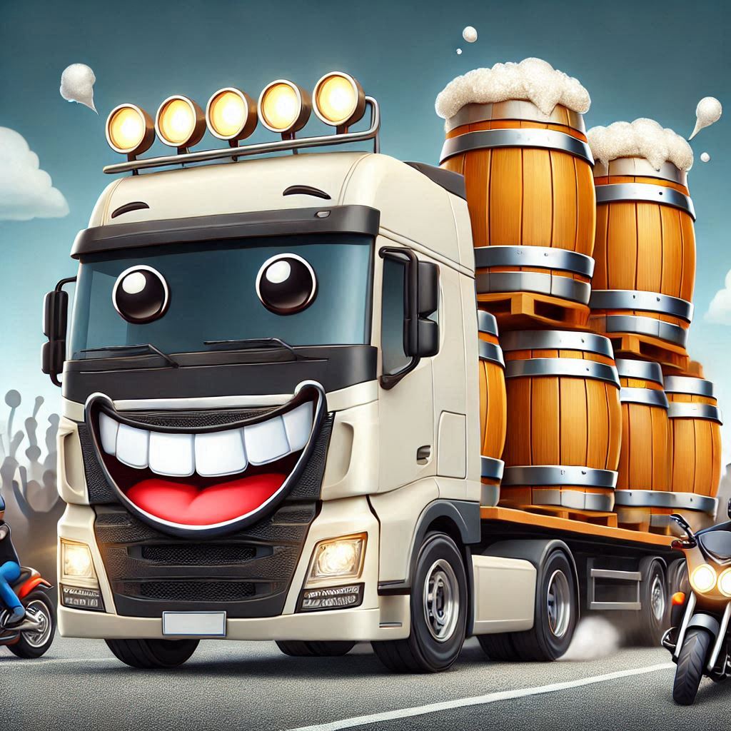 Ein Biertruck